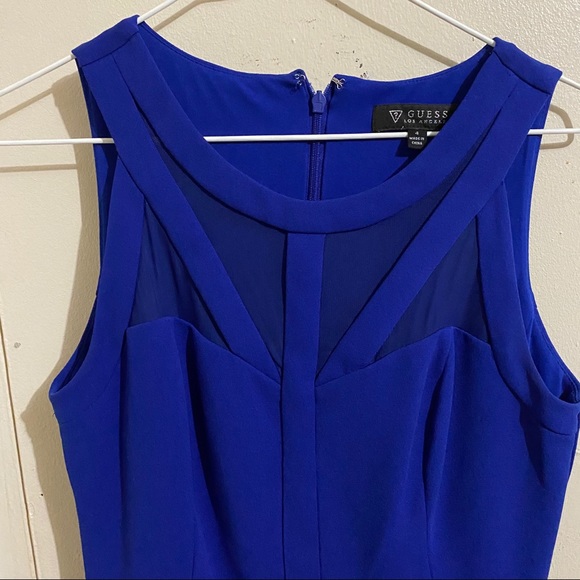Guess Blue Bodycon Dress - Picture 2 of 2